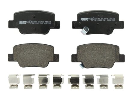 Колодки гальмівні дискові ЗАДН TOYOTA VERSO 1.6, 1.8, 2.0 D4D, 2.2 D4D 09- -ua FERODO FDB4275