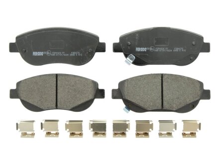 Колодки гальмівні дискові ПЕРЕДН TOYOTA AVENSIS/AVENSIS SW 2.2 D 4D 11/08-,VERSO 2.2 D 4D 02/09- -ua FERODO FDB4276