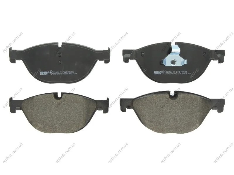 Колодки гальмівні дискові ПЕРЕДН BMW 5(F10) 3.0 4.4 2010-,7(F01-04) 3.0 4.4 08- -ua FERODO FDB4285 (фото 1)