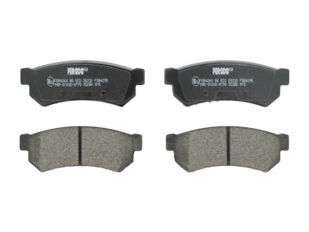 Колодки гальмівні дискові ЗАДН CHEVROLET LACETTI 05-. NUBIRA 05-. DAEWOO LACETTI 04-. NUBIRA 03- -ua FERODO FDB4295