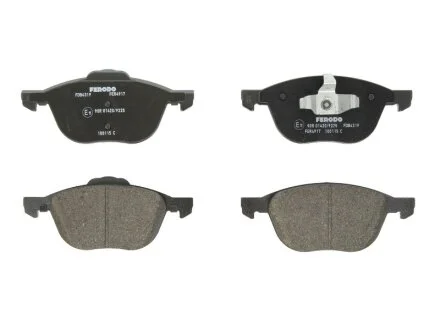 Колодки гальмівні дискові ПЕРЕДН FORD C-MAX, GRAND C-MAX 2010-,FOCUS III 2010-,VOLVO V40 2012- -ua FERODO FDB4319