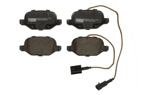 Колодки гальмівні дискові ЗАДН FIAT 500C 1.4 16V TURBO 2010-,500 TRIBUTO FERRARI 1.4 16V TURBO ABARTH -ua FERODO FDB4321