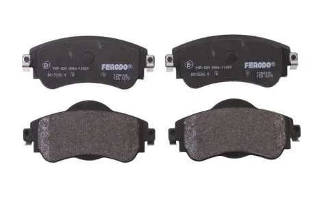Колодки гальмівні дискові ПЕРЕДН CITROEN C4 1.4,1.6 HDI 09-,DS4 1.6HDI 2010- -ua FERODO FDB4336
