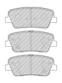 Гальмівні колодки дискові FERODO FDB4391