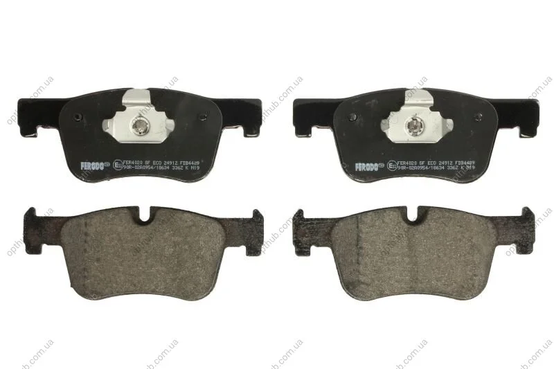 Колодки гальмівні дискові ПЕРЕДН BMW 3(F30) 1.6 2.0 2011-, BMW 1 (F20) 2010- -ua FERODO FDB4489 (фото 1)