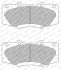 Колодки гальмівні дискові ПЕРЕДН TOYOTA HILIX III 2.5 D 4WD, 2.5 D-4D 4WD, 2.5 D 4D, 3.0 D-4D 4WD 08/0 FERODO FDB4715 (фото 2)