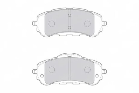 Колодки гальмівні дискові ПЕРЕДН PEUGEOT 308 II 1.2-1.6 2013- -ua FERODO FDB4764