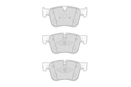Колодки гальмівні дискові ПЕРЕДН CITROEN C4 GRAND PICASSO II 09/13- / CITROEN C4 PICASSO II 02/13- / P FERODO FDB4765