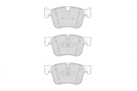 Колодки гальмівні дискові ПЕРЕДН CITROEN C4 GRAND PICASSO II 09/13- / CITROEN C4 PICASSO II 02/13- / P FERODO FDB4765