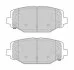 Колодки гальмівні дискові ЗАДН DODGE CARAVAN 3.3, 3.6, 3.8, 4.0, 2.8 CRD 01/12-,VOLKSWAGEN ROUTAN 3.6 -ua FERODO FDB4778 (фото 1)