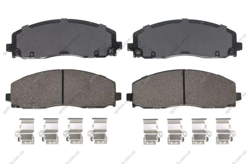 Колодки гальмівні дискові ПЕРЕДН CHRYSLER GRAND VOYAGER (RT) 3.3, 3.8, 2.8 2007-,3.6 2011-,DODGE CARAV -ua FERODO FDB4785 (фото 1)