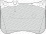 Колодки тормозные дисковые передние MB S-SERIES: S300, S350, 3S400, S500 03/14- FERODO FDB4800 (фото 2)