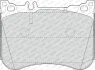 Колодки гальмівні дискові ПЕРЕДН MB S-SERIES: S300, S350, 3S400, S500 03/14- -ua FERODO FDB4800 (фото 2)