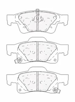 Колодки гальмівні дискові -ua FERODO FDB4819