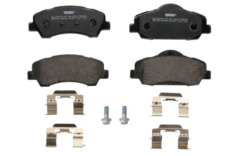 Комплект гальмівних колодок передн, CITROEN C4 CACTUS, C-ELYSEE PEUGEOT 301, 308, 308 II 1.2-2.0D 11.12- FERODO FDB4823