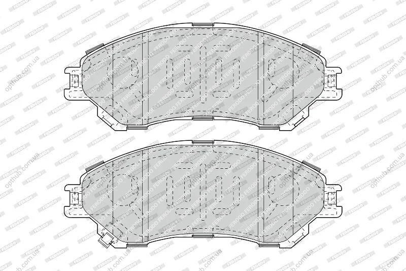 Гальмівні колодки дискові FERODO FDB4884 (фото 1)