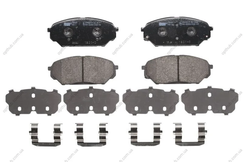 Колодки гальмівні дискові ПЕРЕДН HYUNDAI IX55 3.0 V6 CRDI 08- -ua FERODO FDB4889 (фото 1)
