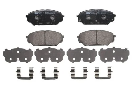 Колодки гальмівні дискові ПЕРЕДН HYUNDAI IX55 3.0 V6 CRDI 08- -ua FERODO FDB4889