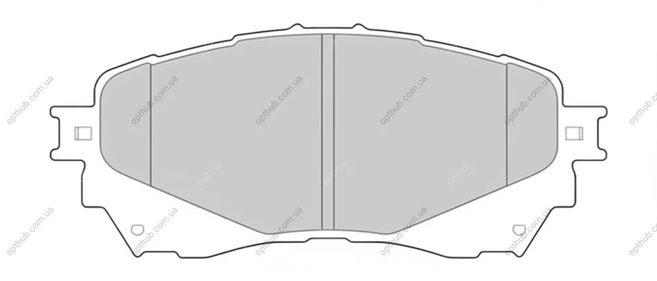 Колодки гальмівні дискові ПЕРЕДН MAZDA 6 2.0 2.2D 2.5 2013- -ua FERODO FDB4891 (фото 1)
