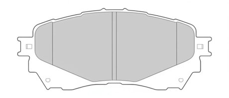 Колодки гальмівні дискові ПЕРЕДН MAZDA 6 2.0 2.2D 2.5 2013- -ua FERODO FDB4891
