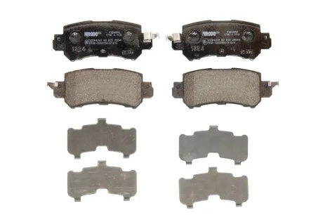 Колодки гальмівні дискові ЗАДН MAZDA CX-5 2.0 2011-, 2.2D 2012- -ua FERODO FDB4892