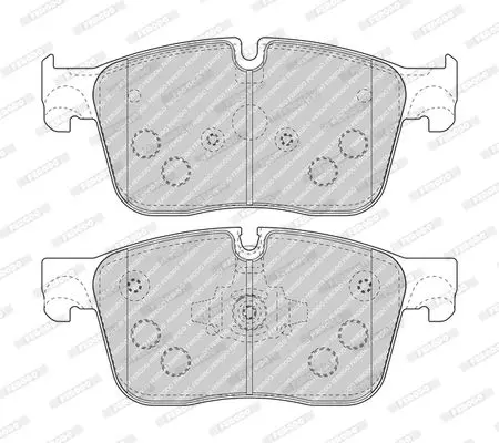 Комплект гальмівних колодок передн, JAGUAR F-PACE, I-PACE, XE, XF II, XF SPORTBRAKE LAND ROVER DISCOVERY SPORT, RANGE ROVER VELAR 2.0-Electric 03.15- FERODO FDB4894 (фото 1)