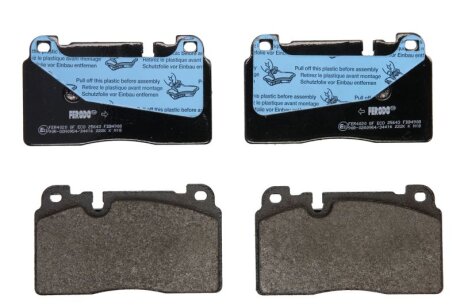 Колодки гальмівні дискові ПЕРЕДН AUDI Q5 2008-, AUDI A7/A6 2010- -ua FERODO FDB4908