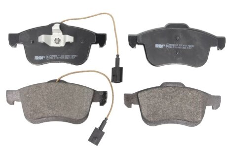 Колодки гальмівні дискові ПЕРЕДН FIAT DOBLO 1.3D-2.0D 2010-;LANCIA DELTA III 1.9 JTD, 2.0 JTD 09/08- -ua FERODO FDB4951