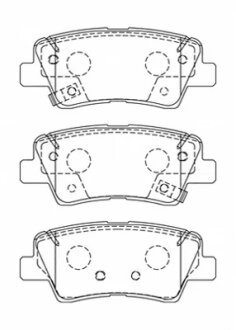 Колодки гальмівні дискові (комплект 4 шт) ТОРМОЗНЫЕ КОЛОДКИ ДИСКОВЫЕ -ua FERODO FDB5041