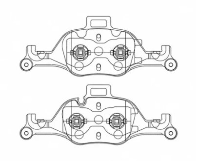 Колодки гальмівні дискові (комплект 4 шт) FERODO FDB5114