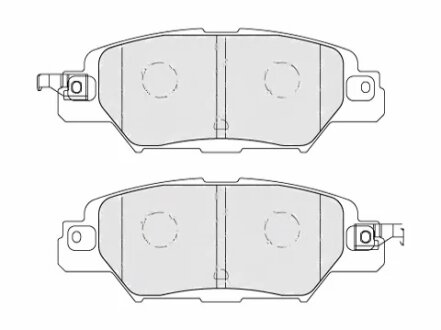 Колодки гальмівні дискові -ua FERODO FDB5116