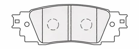 Колодки гальмівні дискові (комплект 4 шт) FERODO FDB5122