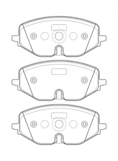 Колодки гальмівні дискові (комплект 4 шт) FERODO FDB5194