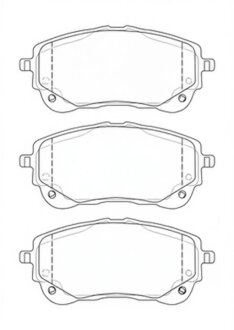 Колодки тормозные дисковые (комплект 4 шт.)) FERODO FDB5292