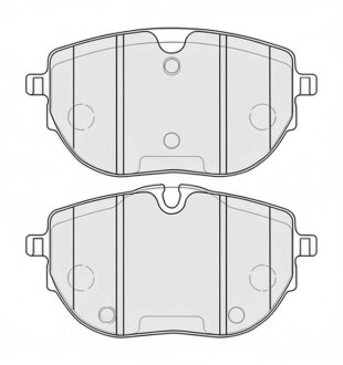 Колодки гальмівні дискові (комплект 4 шт) FERODO FDB5350