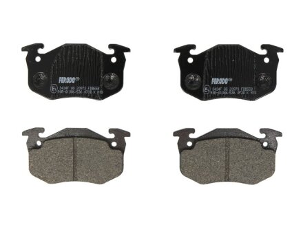 Колодки гальмівні дискові ЗАДН PEUGEOT 205 87-94,206 99-,306 93-,309 85-93;RENAULT CLIO 91-,;CITROEN SA FERODO FDB558