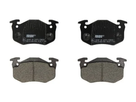 Колодки тормозные дисковые задние PEUGEOT 205 87-94,206 99-,306 93-,309 85-93;RENAULT CLIO 91-,;CITROEN SA FERODO FDB558