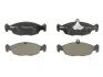 Колодки тормозные дисковые передние OPEL ASTRA F/COMBO/CORSA A/CORSA B/TIGRA/ VECTRA A 01.1996-,DAEWOO LAN FERODO FDB732 (фото 1)