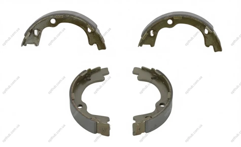 Колодки тормозные барабанные HYUNDAI I30 1.4I 16V 07.10-/ KIA CEE`D,PRO 1.4I 16V 06.12-,08.02- R. FERODO FSB4022 (фото 1)