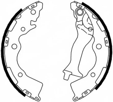 Колодки гальмівні барабанні FERODO FSB4086