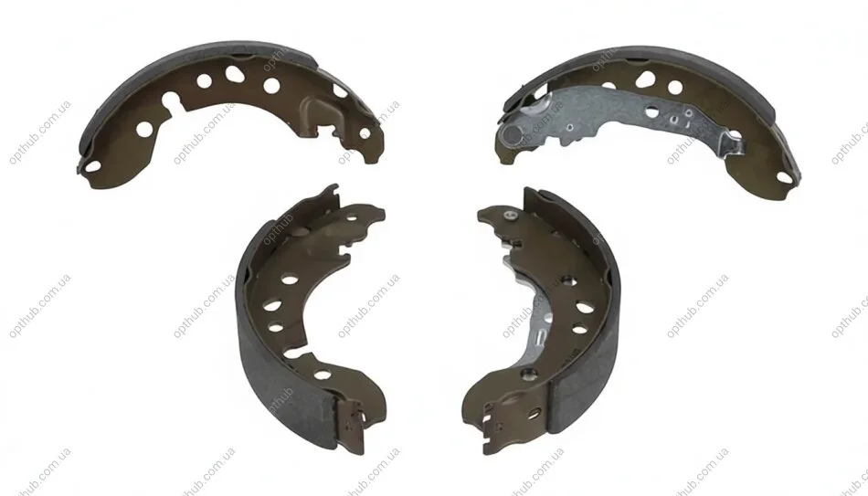 Колодки тормозные барабанные RENAULT TWINGO II 07-, SMART FORTWO 14- FERODO FSB4200 (фото 1)