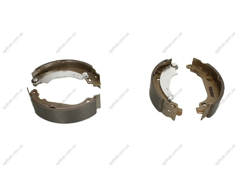 Колодки гальмівні барабанні БЕЗ ABS RENAULT CLIO 98-, DACIA LOGAN 06-, SANDERO 08- -ua FERODO FSB584 (фото 1)