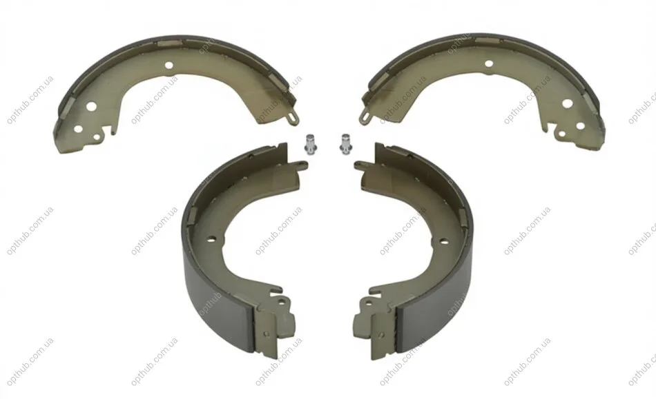 Колодки тормозные барабанные ЗАДН MITSUBISHI L200, L400 FERODO FSB617 (фото 1)