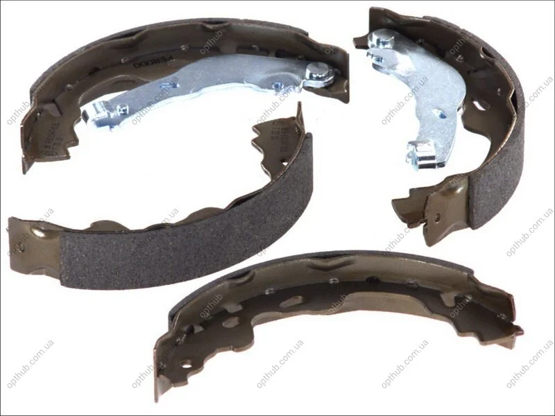 Колодки тормозные барабанные SUZUKI SPLASH,SWIFT 1.0I,1.3DDIS 12V 05.07-,08.01-/ TOYOTA AYGO,YARIS 1.0I FERODO FSB672 (фото 1)
