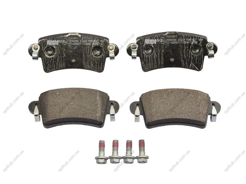 Колодки тормозные дисковые задние NISSAN INTERSTAR 1.9TD-3.0TD DCI 80-140 02-,OPEL MOVANO,RENAULT MASTER FERODO FVR1453 (фото 1)
