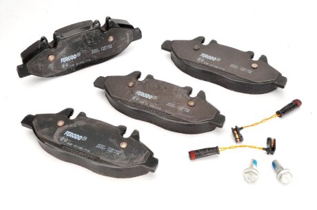 Колодки тормозные дисковые передние MERCEDES V-CLASS 03-. VITO 03- FERODO FVR1493