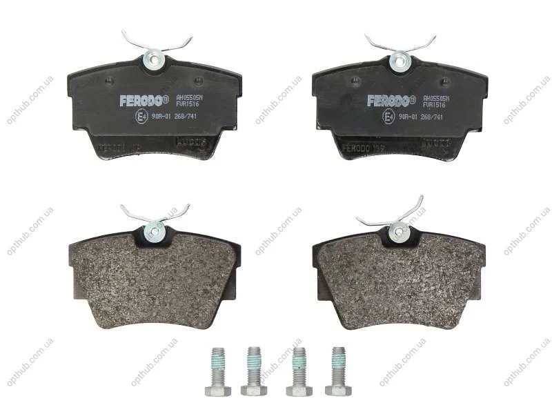 Колодки гальмівні дискові ЗАДН OPEL VIVARO 1.9-2.5 03-,RENAULT TRAFIC II 01-,NISSAN PRIMASTAR 02- FERODO FVR1516 (фото 1)