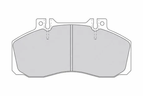 Колодки тормозные дисковые FERODO FVR1522