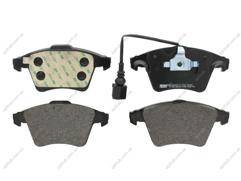 Колодки гальмівні дискові ПЕРЕДН VW MULTIVAN V 1.9-3.2 03-09,TRANSPORTER V 1.9-3.2 03-09 -ua FERODO FVR1642 (фото 1)
