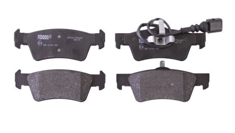 Колодки гальмівні дискові ЗАДН R16' ATE VW MULTIVAN V 03-09;TOUAREG 2.5-6.0 03-10;TRANSPORTER V 03-09" -ua FERODO FVR1647